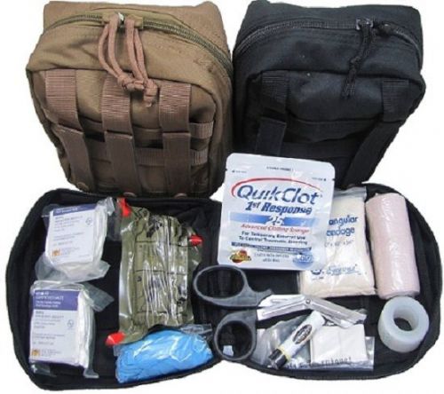 NEW Fully Stocked FA187 Military IFAK Medical First  Aid Bag