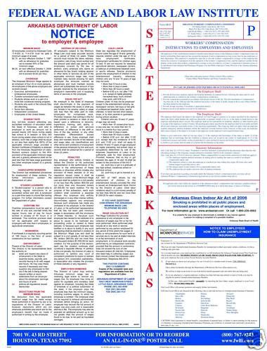 Arkansas (AR) All-In-One Labor Law Poster