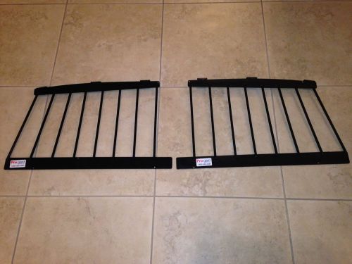 POLICE VEHICLE PRISONER  BARS PAIR TWO PIECES FOR CHEVY IMPALA 2000-2005