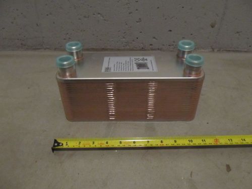 Double wall brazed plate heat exchanger bl26/32-40 (40 plts) for drinking water for sale