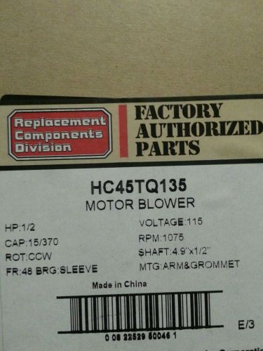 Hc45tq135 motor blower 115v carrier for sale