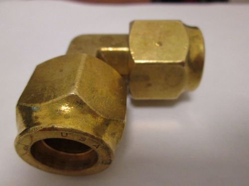5/8 sae flare elbow brass made in usa heavy duty ac , water gas? 45 degree for sale