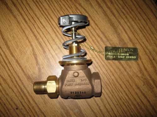 Johnson controls vg7251gt globe valve, 2-way, no, 1/2 in, union + for sale
