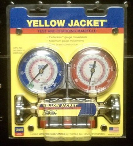 Yellow Jacket 42001 Series 41 Manifold Only R-22/404a/410a