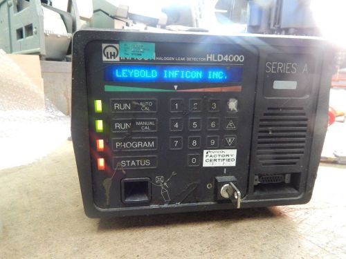 Inficon leak detector hld4000 for sale