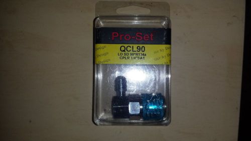 QCL90 - CPS Pro-Set 1/4&#034; SAE low side Snap-n-seal R134a coupler