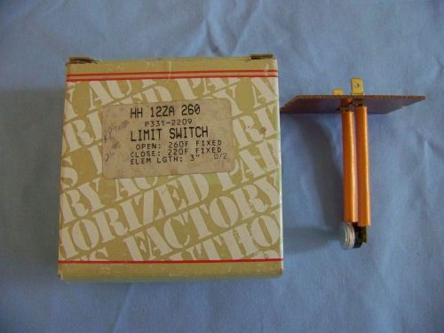 *NEW* Carrier Limit Switch L260°F-40F° --3 inch