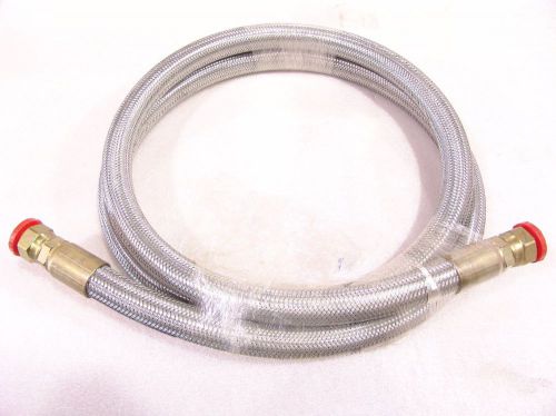 Hydraulic hose 1&#034; x 10&#039; , braided sheath parker p43-16 unused for sale