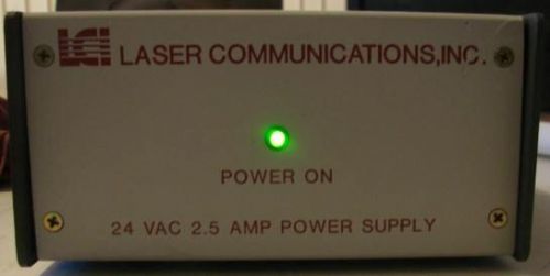 LCI Laser Communications 24VAC 2.5 Amp Power Supply