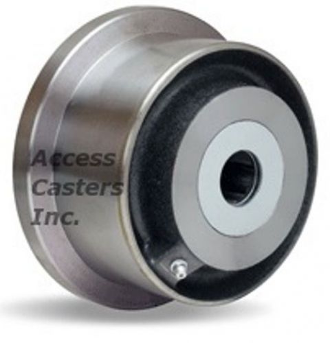 5HFL52W 5&#034; X 2&#034; Forged Steel Flanged Wheel, 4200 lbs Capacity, Roller Bearings