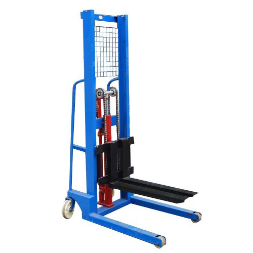 1 ton manual hydraulic pump walkie stacker forklift reach pallet for sale