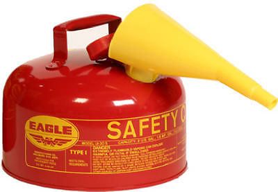 Eagle 2-gallon metal type-l safety gasoline can for sale