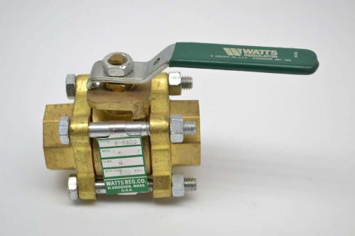 Watts b-6800 3/4 in npt 600 brass threaded ball valve b380141 for sale