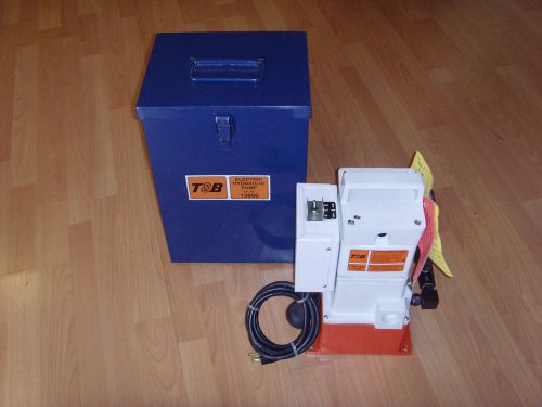 Thomas &amp; betts 13600 burndy epp 10k psi electric hydraulic pump for sale