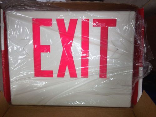 SURE-LITES COMERCIAL  EXIT SIGN WITH BACK UP BATTERY