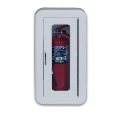 Cato classic 5lb-10lb plastic semi recessed fire extinguisher cabinet for sale