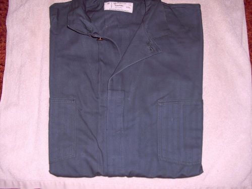 Men&#039;s Univeral Overall Coverall NWOT 58 LONG 100% cotton button front  GREEN