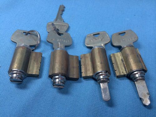 Sargent Cylinders in Chrome with keys LA keyway - Set of 4 - Locksmith