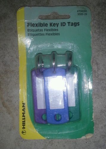 Package of (3) three flexible key id tags for sale