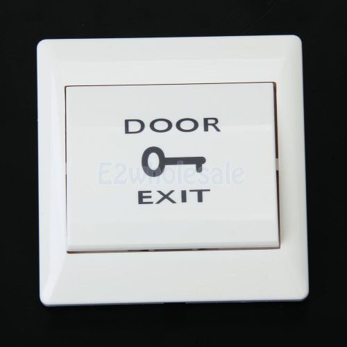Fireproof Door Exit Push Release Button Switch for Electric Access Control+Screw
