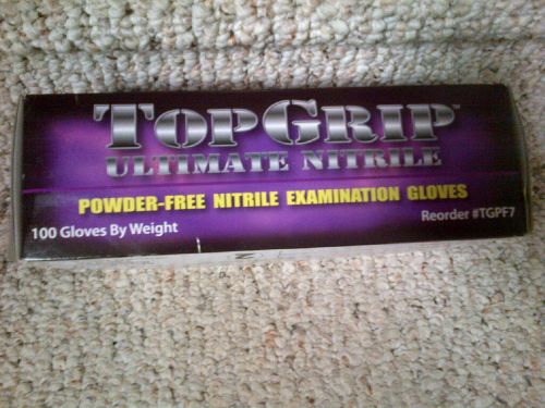 Ultimate Nitrile Exam Gloves Powder Free XL TGPF7, Top Grip