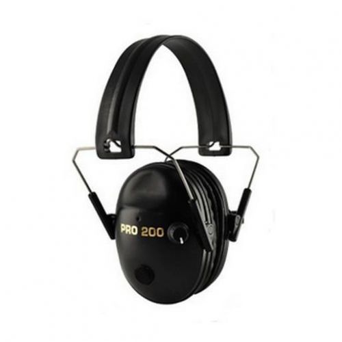 PT200B Pro Ears Pro Tac 200 Hearing Protection Electronic Ear Muff NRR 19dB Blac