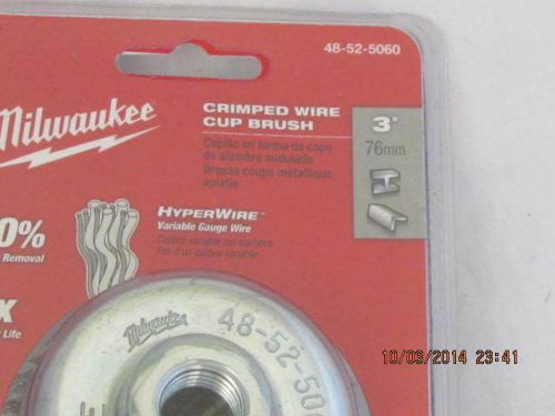 Milwaukee crimped wire crushed brush tool 3 in.