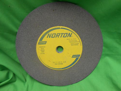 Norton 10 x 1/4 x 3/4   A60-M5VBE  Bench Grinding Wheel  Made in USA