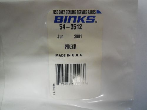 BINKS 54-3512 Spindle Assembly for Gravity Feed Spray Gun USA