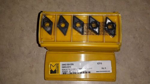 New kennametal 10 boxes (50 total inserts) carbide inserts dnmg150412fn. kcp10 for sale