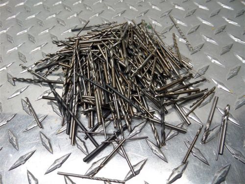 Assorted lot of drill bits 1/64&#034; to 11/16&#034; size range for sale