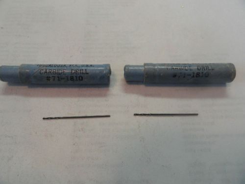 Atrax #871Solid Carbide Jobbers Length Drill Bits, #71-1810