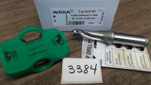 WIDIA 13.00 TO 13.49 TOP DRILL USES CARBIDE INSERTS TDM 130RY