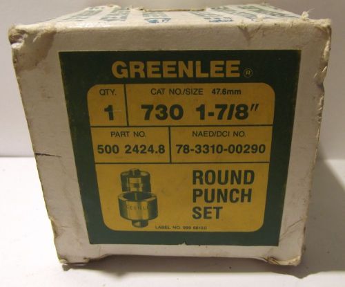 Greenlee 1 - 7/8 inch Radio Chassis Metal Round Hole Punch - Low Shipping