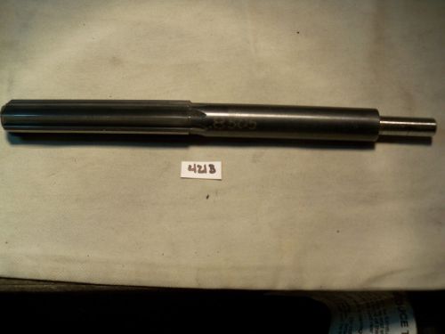 (#4213) used machinist .8505 long flute straight shank chucking reamer for sale