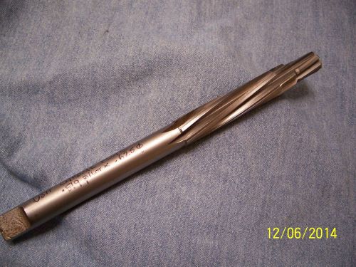 Morse carbide flute reamer .5190 diameter pilot - .6250 diameter  machinist taps for sale