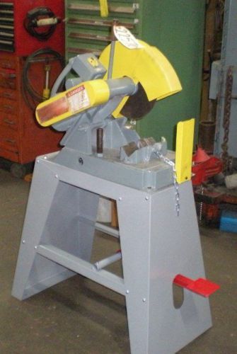 12&#034; Everett Abrasive Cut-Off Saw No. 12S 5 HP, 1 Phase, Factory Stand (22576)