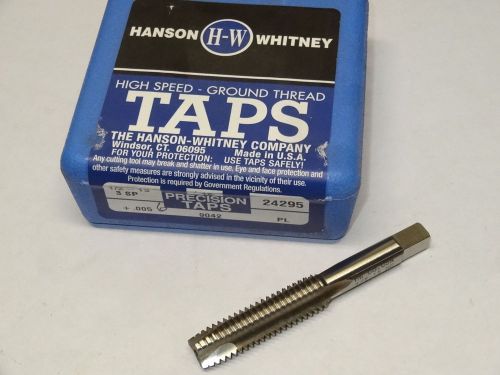 new HANSON WHITNEY 1/2-13 NC H11 +.005 3FL Plug HSS Spiral Point Tap 24295 USA