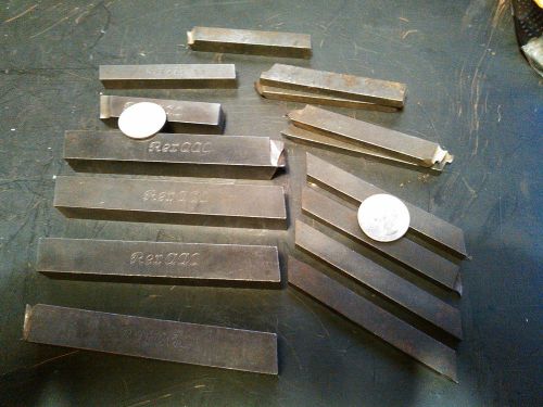 Rex  aaa    lot of 15 machinist lathe cutting bits for sale