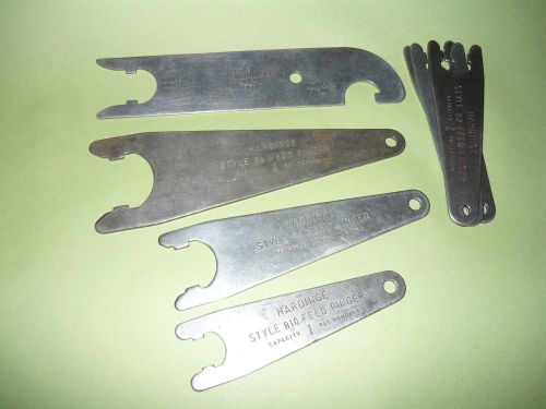 Hardinge feed-finger spanner wrenches
