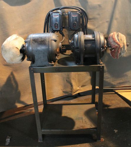 BUFFER GRINDER WITH WESTINGHOUSE &amp; GENERAL ELECTRIC INDUCTION MOTOR 1 HP (5494)