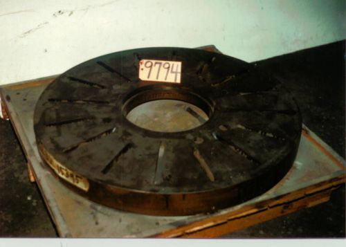 37&#034; l&amp;s face plate off l&amp;s &#034;t&#034; lathe 12&#034; hole (1155) for sale