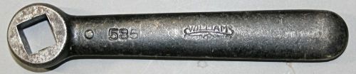 1/2” williams no.585 lathe tool post/tool holder wrench/square head/nr for sale