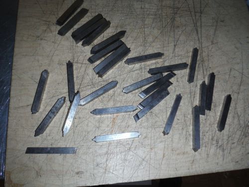Pile of steel templets gear gauge standard possible metal lathe cutter for sale