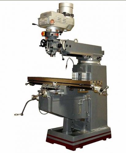 New gmc 10&#034; x 54&#034; vertical mill w/free power feed &amp; dro for sale