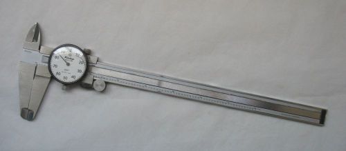 Mitutoyo 8&#034; Dial Caliper No. 505-644 Stainless Steel Machinest&#039;s Tool Japan