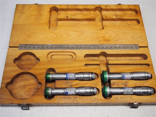 Brown &amp; sharpe .8&#034; - 1.6&#034; intrimik bore hole micrometer set for sale