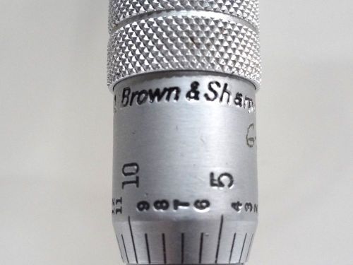 BROWN &amp; SHARPE 2&#034;-3&#034; MICROMETER G-1178-25  IN ORIGINAL WOOD BOX