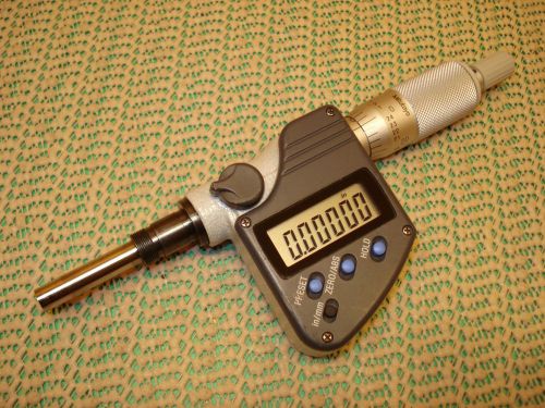 0-1&#034; MITUTOYO DIGITAL MICROMETER HEAD .00005&#034; No. 350-352 MACHINIST TOOL