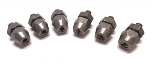 6 New #40 and #21  1/4-28 Threaded Drill Bit Angle Drill Collets Aircraft Tools